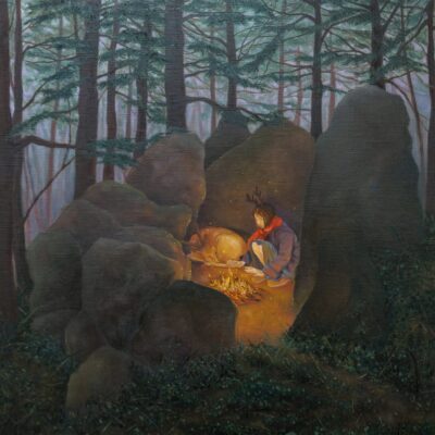 주원주_숲에 머문 불빛