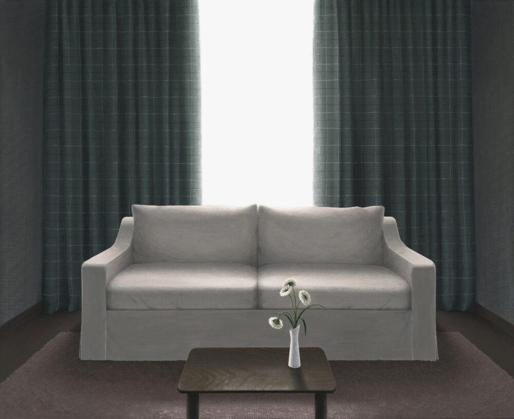 헤진, 은은한 햇살 Subtle sunlight, Acrylic gouache on canvas, 65.1x53cm, 2025 - 헤진 헤진_은은한 햇살 (Subtle sunlight)